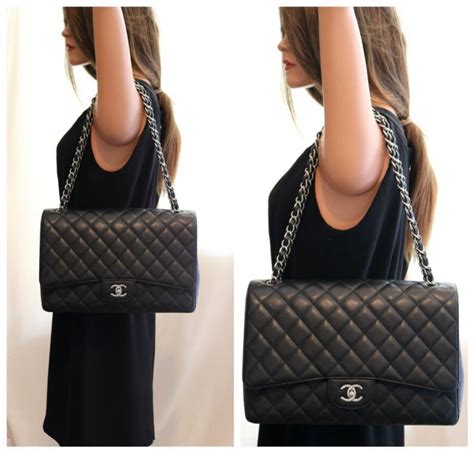 chanel jumbo maxi substitute|chanel size comparison.